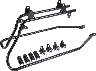 Immagine prodotto di Portavaligie laterale per Harley Davidson Softail 1986-2017 nero