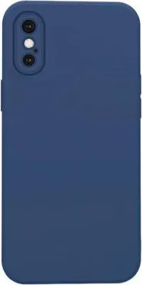 Produktbild von Liquid Silikon Hülle Für Smartphones - Farbe: Blau - Modellkompatibilität: Für iPhone X