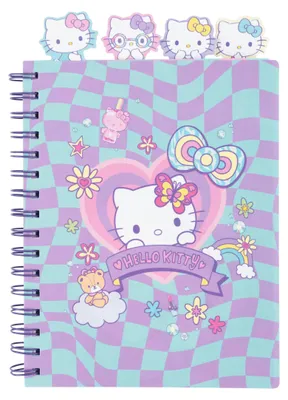Obrázek produktu pro Blok A5, 100 listů, linkovaný, s motivem Hello Kitty v růžové barvě, vzor 2 – PATIO
