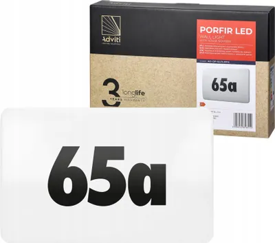 Produktbild von Adviti | LED-Außenleuchte AD-OP-6117LPM4 - Weiß - 950 lm - IP65 - Mit Dämmerungssensor - Energieeffizient