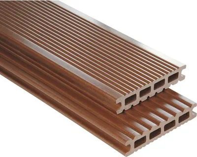 Produktbild von Konsta WPC Terrassendiele Futura Hohlkammerprofil braun glatt 6000 x 145 x 26 mm