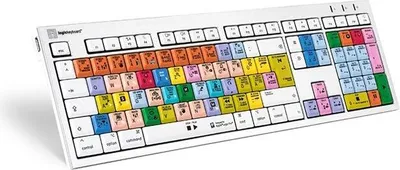 Image de Logickeyboard LKB-LOGXP2-CWMU-DE Clavier USB QWERTZ Français (LKB-LOGXP2-CWMU-DE)