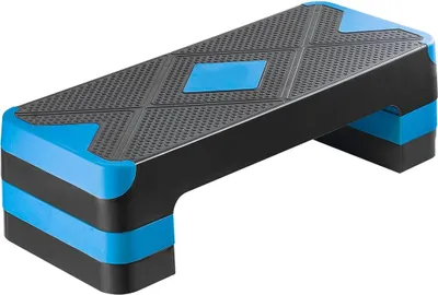 Immagine prodotto di Piattaforma per esercizi aerobici Stepper regolabile 4 gradini Blu