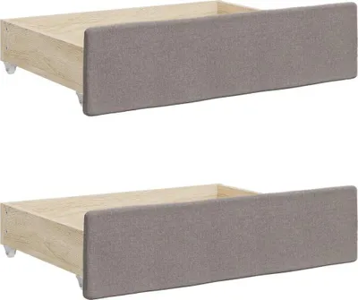 Zdjęcie produktu dla Szuflady Pod Łóżko, 2 Szt., Kolor Taupe Lumarko!