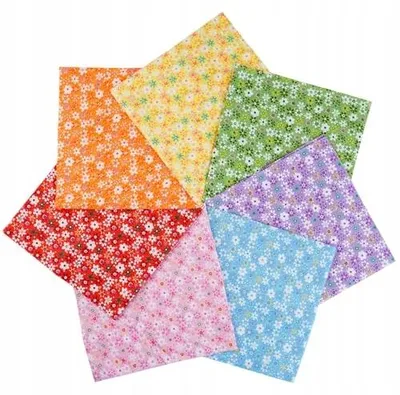 Zdjęcie produktu dla Tkaniny bawełniane zestaw 7 sztuk 50X50 cm do szycia patchworku