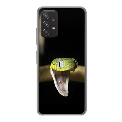 Produktbild von MuchoWow® Handyhülle Schutzhülle Hülle für Samsung Galaxy A53 5G Schlange - Tier - Schwarz Silikon Softcase Handy Hülle - Schutzabdeckung