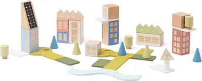 Produktbild von Kids Concept Holzklötze Stadt Aiden, Bauklötze