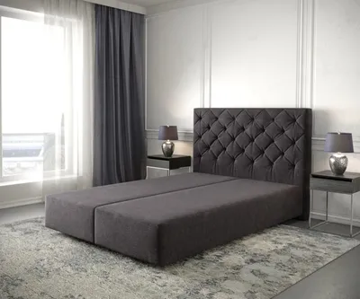 Produktbild von DELIFE Boxspringgestell Dream-Great 160x200 cm Mikrofaser Schwarz