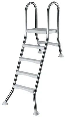 Produktbild von IDEAL Poolleiter 4/1-stufig für Beckenhöhe 1,20/0,40m (V2A 1.4301)
