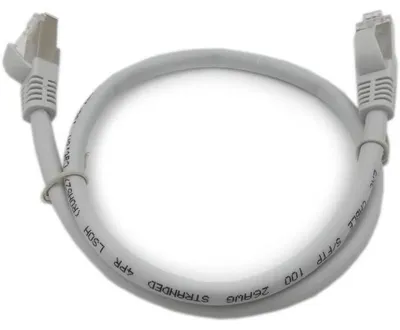 Obrázok produktu pre Kábel RJ45 Cat.6a, S/FTP, tienený, LSZH, 0,5 m