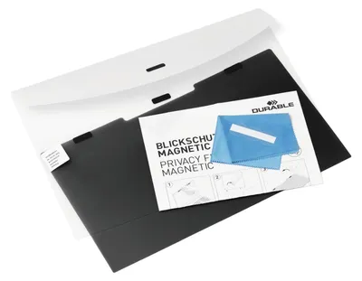 Zdjęcie produktu dla DURABLE Filtr prywatyzuj?cy MAGNETIC 14.0'' 16:9, Antracytowy / Szary, 514457