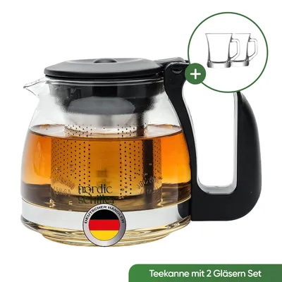 Produktbild von Nordic Schiller Glas 3-tlg. Teekanne Set