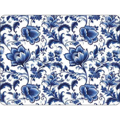 Produktbild von Tischset Platzset 30x40cm Delfter Muster blau-weiß Floral