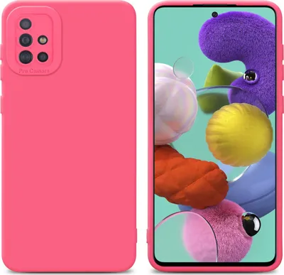 Obrázok produktu pre Cadorabo Puzdro pre Samsung Galaxy A51 4G / M40s Ochranný kryt v červenej farbe TPU Silikónový kryt