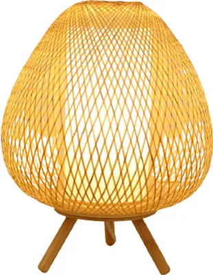 Produktbild von Fine Asianliving Bambus Tischlampe Natürlich Handgefertigt - Colette D30xH38cm
