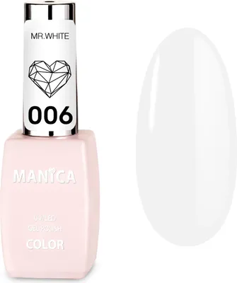 Obrázok produktu pre Manica LED/UV-Hybrid-Nagellack, 10 ml, Mr. White, 006