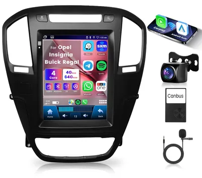 Image de Autoradio sans fil Carplay Android 4G + 64 Go, écran tactile de 9,7 pouces, compatible avec les modèles de 2009 à 2013