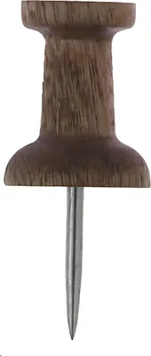Produktbild von Pin-Wand-Nadeln, Holz, Dose à 100 Stück