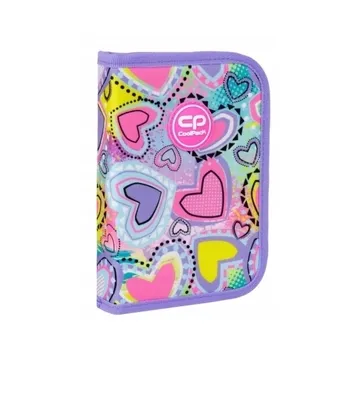 Obrázok produktu pre CoolPack, Piórnik jednozamkowy Clipper Pastel Heart, 1 sztuka