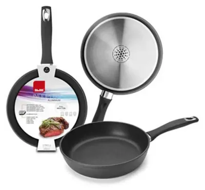 Obrázek produktu pro Pánev Ibili – hliník Induplus, nepřilnavý povrch, Ø 26 cm, vhodná pro všechny typy sporáků, lze mýt v myčce