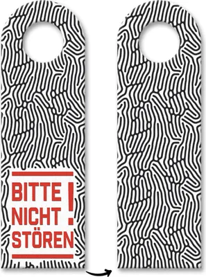 Produktbild von 10x Bitte nicht stören! Türhänger Türanhänger Türschild Schild an der Türklinke