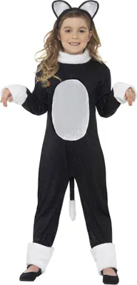 Obrázok produktu pre Smiffys - Kostým Halloween - Dievča SM993 (110-116) (Čierna/biela)