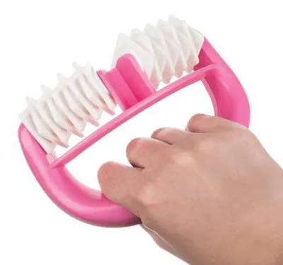 Immagine prodotto di Set di banchetti da massaggio in silicone anticellulite - 5 pezzi, rosa