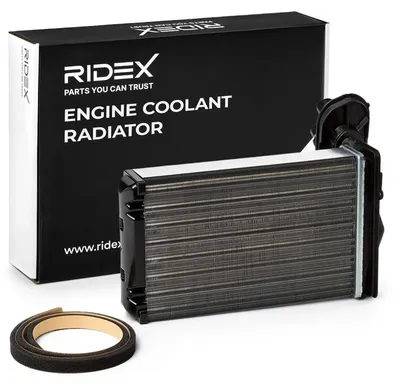 Produktbild von RIDEX 467H0044 Wärmetauscher Innenraumheizung Kühler für VW Golf V Schrägheck (1K1) Golf IV Schrägheck (1J1) GOLF III (1H1) für BMW 5 Touring (E61)