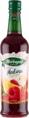 Zdjęcie produktu dla Herbapol Suplement diety syrop o smaku malinowo-cytrynowym 420 ml