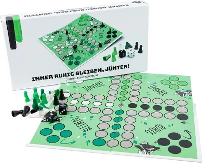 Produktbild von Borussia Mönchengladbach Brettspiel Immer ruhig bleiben, Jünter
