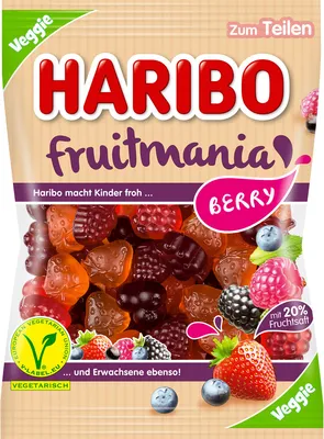 Produktbild von Haribo Fruitmania Berry 160g
