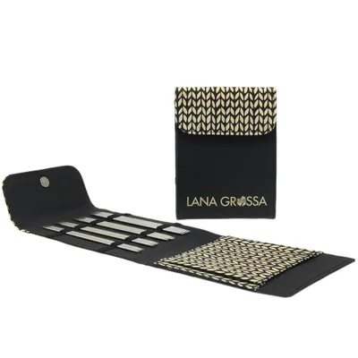 Produktbild von Lana Grossa Sockenstrick-Set Edelstahl (15 cm)