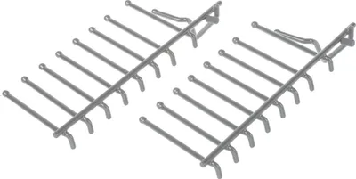 Produktbild von Siemens Bosch Klappstachel Unterkorb, hinten rechts, silber 00657863 657863