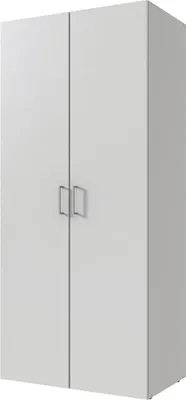 Produktbild von Drehtürenschrank Mugano Kleiderschrank Farbe und Größe wählbarweiß