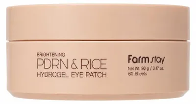 Imagen del producto de Farm Stay - Mascarilla hidrogel para ojos con PDRN y extracto de arroz, 60 parches