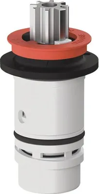 A close-up studio shot of a plumbing cartridge.