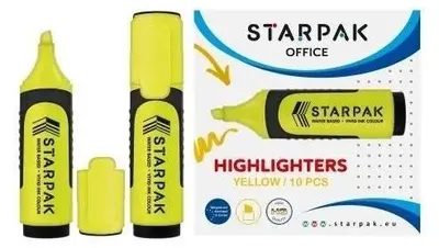 Produktbild von Gelbmarkierer (10 Stück) - STARPAK