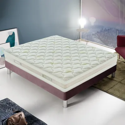 Image de Matelas en mousse à mémoire de forme, 25 cm d'épaisseur - 9 zones - Orthopédique et hypoallergénique