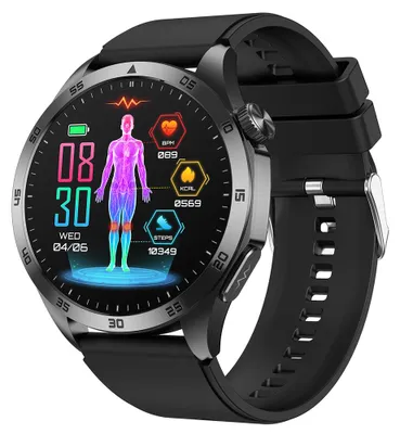Produktbild von Smartwatch, 1,43-Zoll-High-Clear-Bildschirm, Sportgesundheitsueberwachung, Schlafueberwachungsuhr, IP68 wasserdicht, BT5.2 S0S-Notruffunktion, lange Nutzungsdauer, Multisportmodi fuer Maenner und Frauen, Gesundheitsueberwachungsuhr