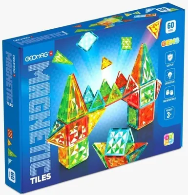 Produktbild von Geomag Magnetic Tiles Gems 60 4103