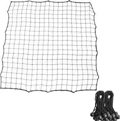 Produktbild von Fußball-Rebounder-Netz mit 20 elastischen Seilen Kickback-Fußball-Übungsnetz Zieltor Rebound-Netz Trainingshilfe für Anfänger