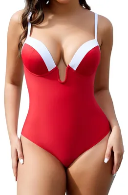 Image de Solidchoice - Maillot de bain une pièce pour femmes, avec contrôle du ventre et dos nu