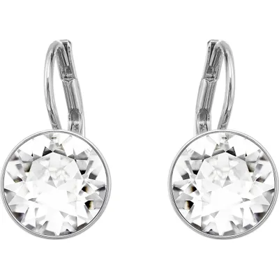 Produktbild von Swarovski 5085608 Bella Mini Ohrringe Weiss Rhodiniert