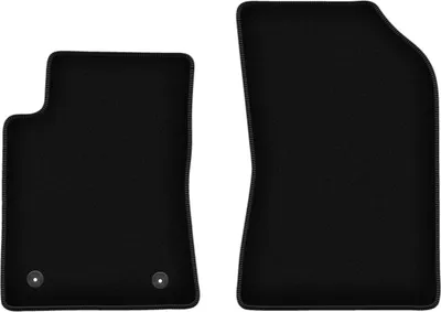 Image de Wielganizator Tapis avant de sol velours sur-mesure pour Citroen C3 III (2017-, hatchback) noir, jeu 2 pièces, fixations