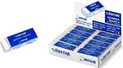 Immagine prodotto di Artiglio 5010 gomma per cancellare Plastica Bianco 20 pz