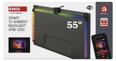 GoSmart Ambientní LED RGB osvětlení za TV 55“ (139 cm)
