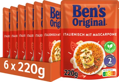 Produktbild von BEN'S ORIGINAL™ Express Italienisch - Tomate & Mascarpone 6x220g