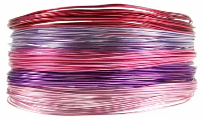 Aluminiumdraht fuchsia, purple, dunkelrosa, lila, rosa