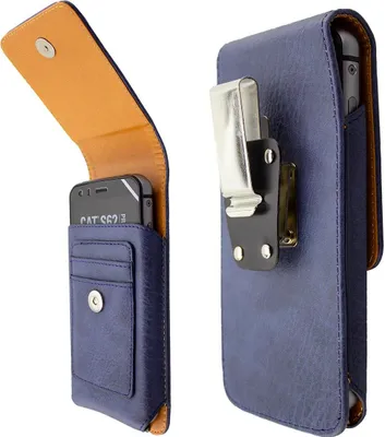 Zdjęcie produktu dla caseroxx Outdoor Tasche für Cat S62 / S62 Pro mit mit abnehmbaren Gürtelclip in blau