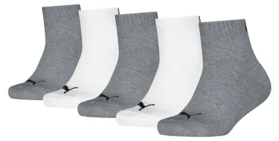 Obrázek produktu pro PUMA, dětské ponožky, uni, bílé s šedými detaily, velikost 35-38 EU